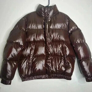 Michael Kors Puffered Feather Coat Size Small